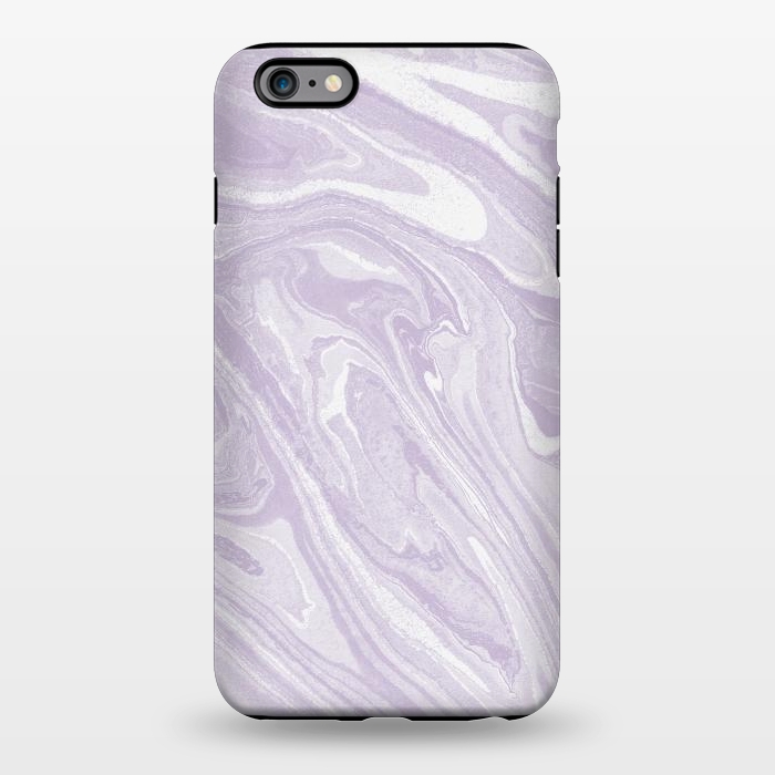 iPhone 6/6s plus StrongFit Pastel Purple lavender liquid marble by Oana 