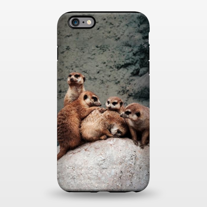 iPhone 6/6s plus StrongFit Meerkat family by Laura Nagel