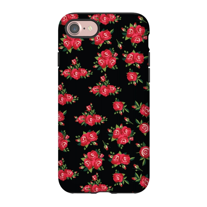 iPhone 7 StrongFit red pretty roses by MALLIKA