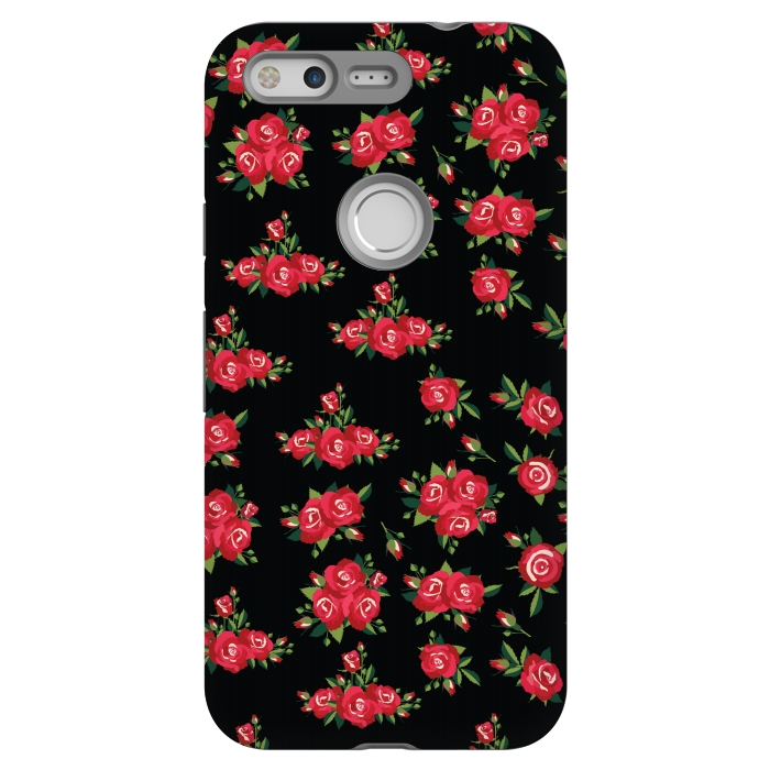 Pixel StrongFit red pretty roses by MALLIKA