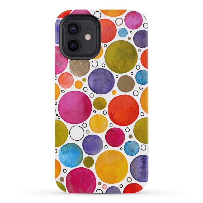 iPhone 12 mini StrongFit That's It, I'm Going Dotty by Paula Ohreen