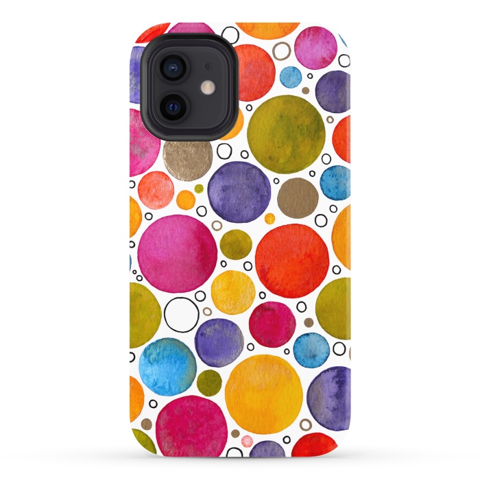 iPhone 12 StrongFit That's It, I'm Going Dotty by Paula Ohreen