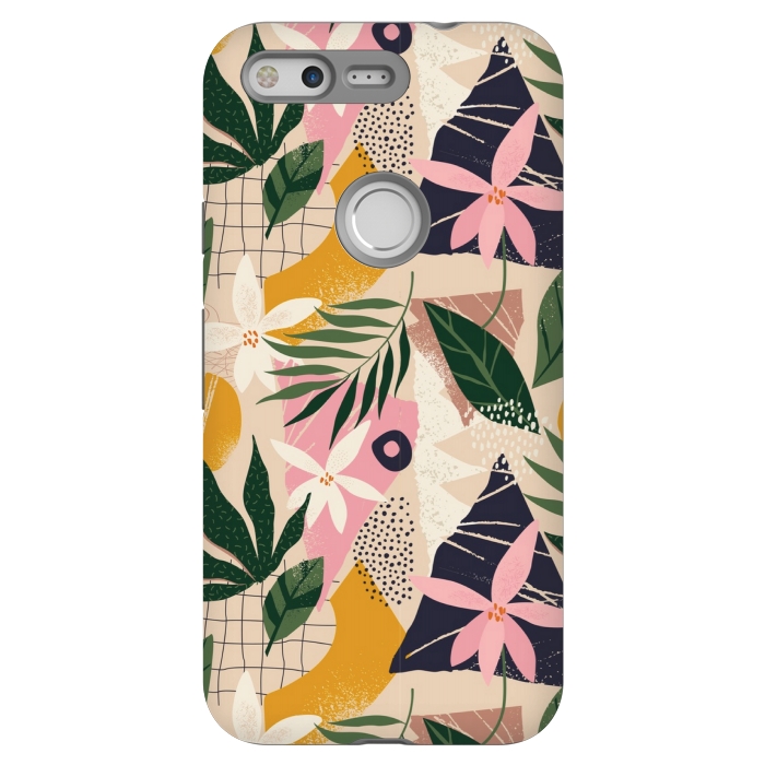 Pixel StrongFit tropical love leaves 2 by MALLIKA