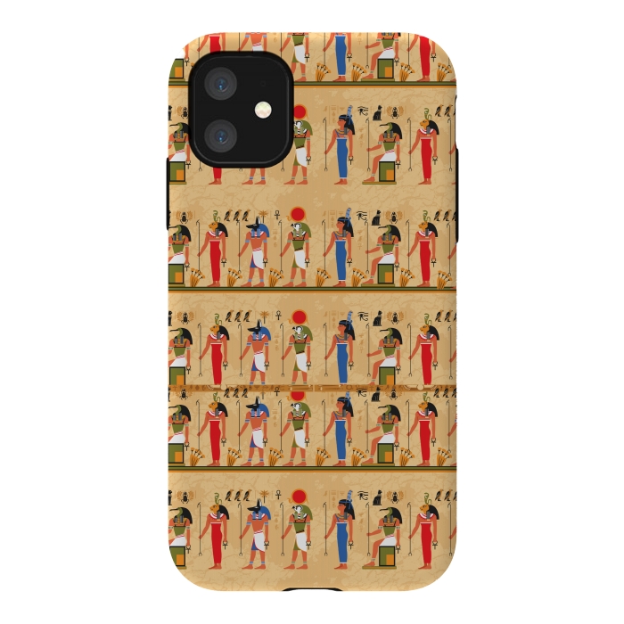 iPhone 11 StrongFit tribal african love by MALLIKA