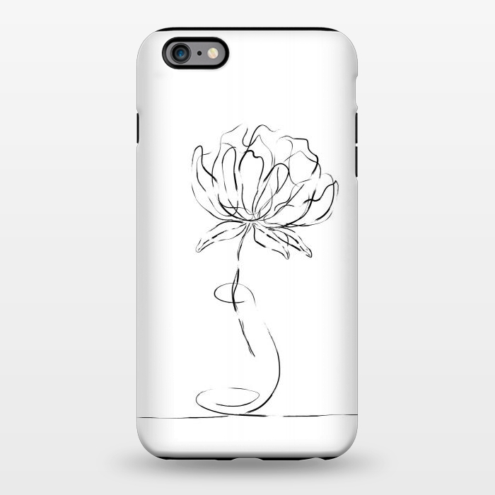 iPhone 6/6s plus StrongFit Black Bloom by Martina