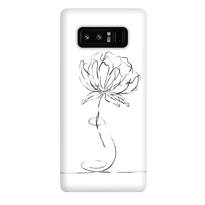 Galaxy Note 8 StrongFit Black Bloom by Martina