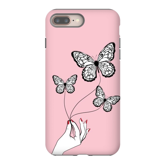 iPhone 7 plus StrongFit Butterfly Game by Martina