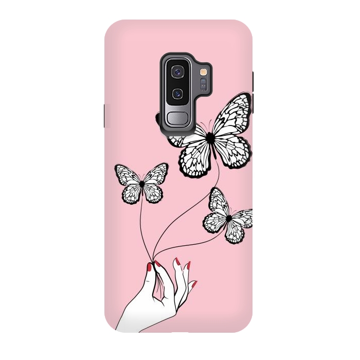 Galaxy S9 plus StrongFit Butterfly Game by Martina