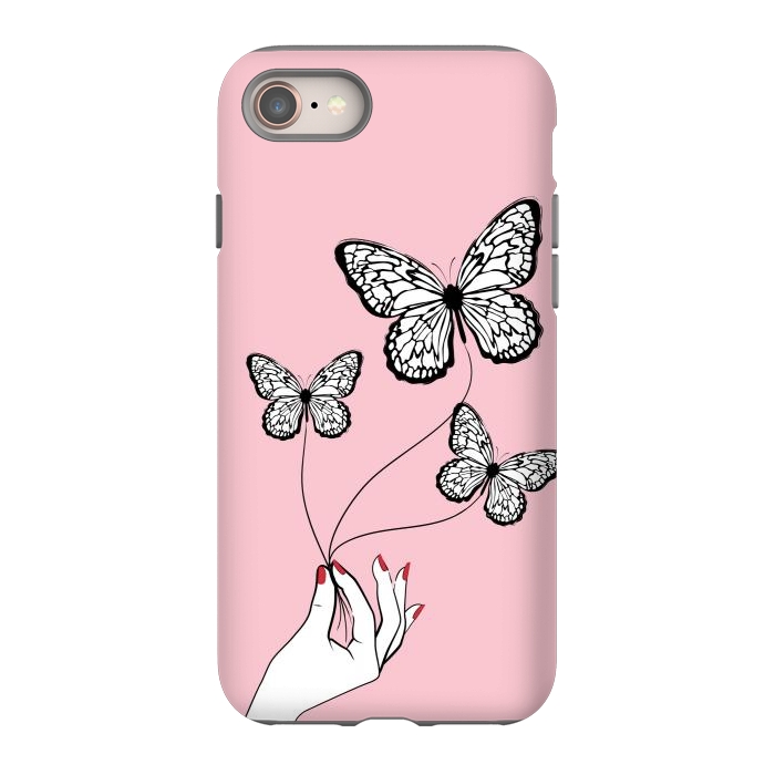 iPhone 8 StrongFit Butterfly Game by Martina