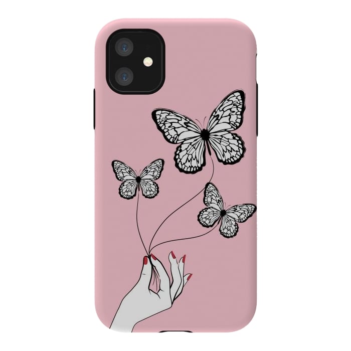 iPhone 11 StrongFit Butterfly Game by Martina