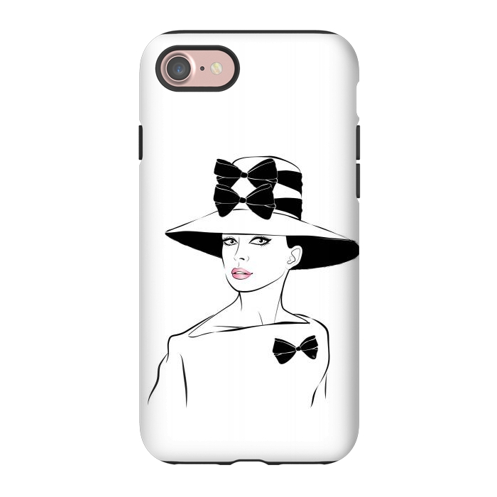 iPhone 7 StrongFit Elegant Lady Audrey by Martina