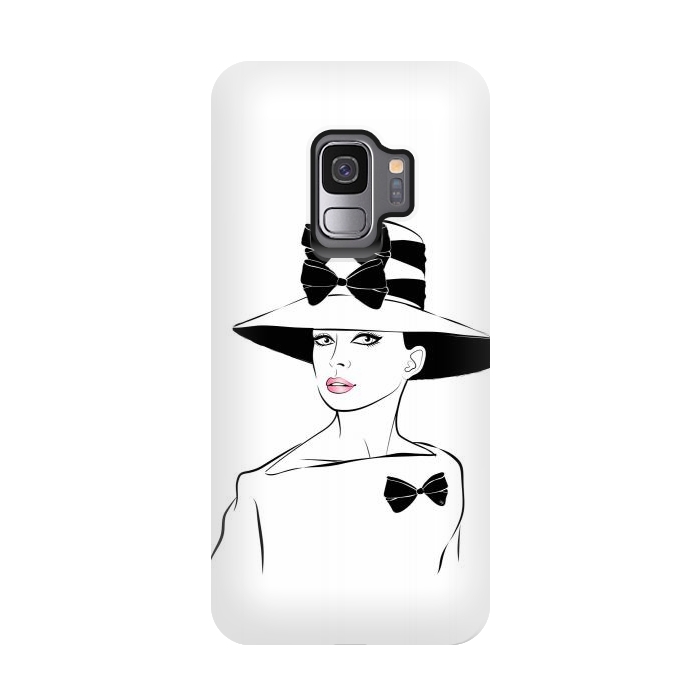 Galaxy S9 StrongFit Elegant Lady Audrey by Martina