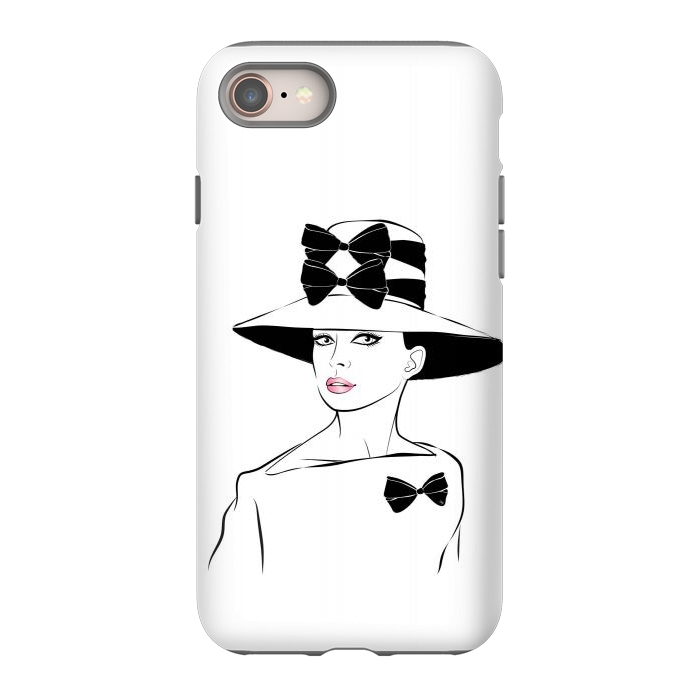 iPhone 8 StrongFit Elegant Lady Audrey by Martina