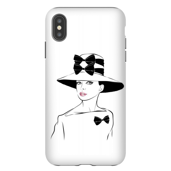 iPhone Xs Max StrongFit Elegant Lady Audrey by Martina