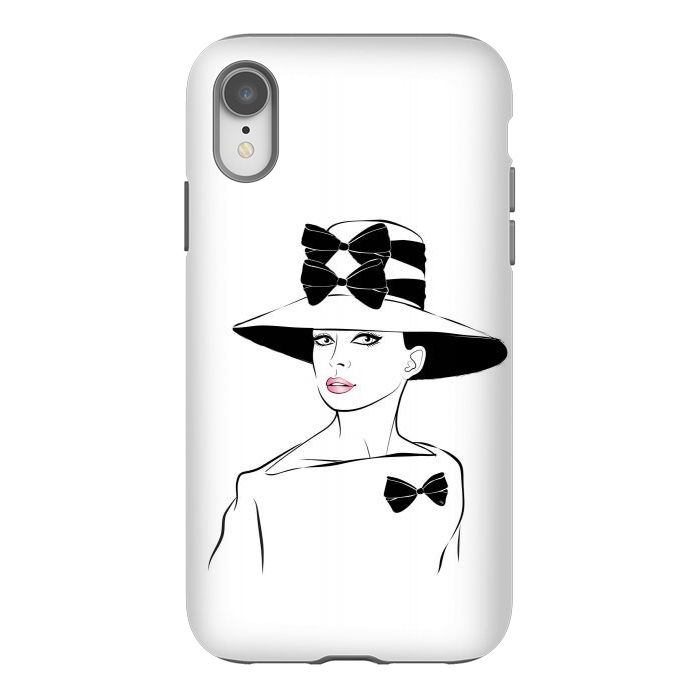 iPhone Xr StrongFit Elegant Lady Audrey by Martina