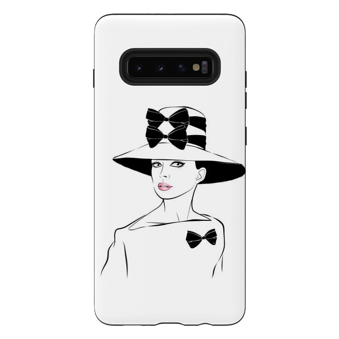 Galaxy S10 plus StrongFit Elegant Lady Audrey by Martina