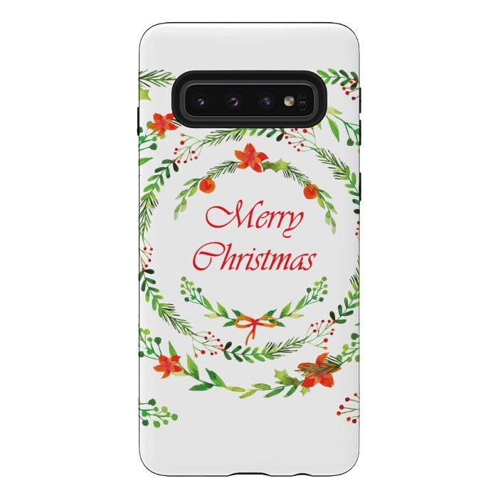 Galaxy S10 StrongFit merry christmas by MALLIKA