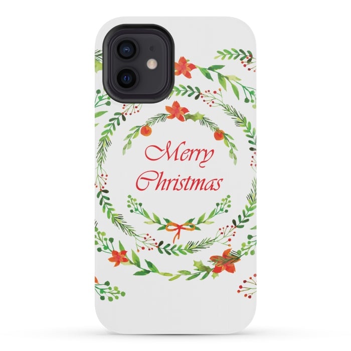 iPhone 12 mini StrongFit merry christmas by MALLIKA