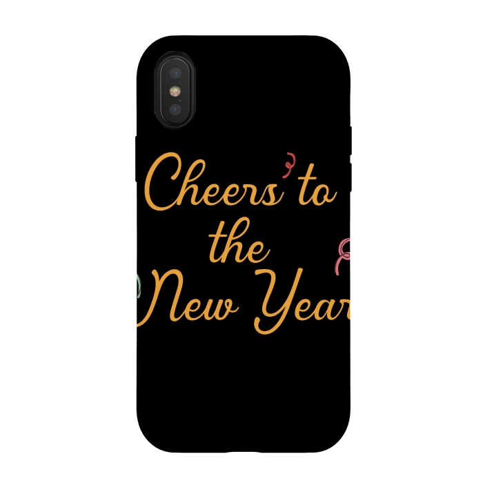 iPhone Xs / X StrongFit cheers to the new year by MALLIKA