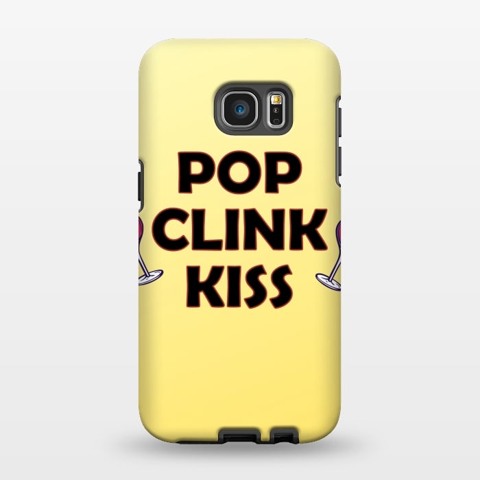 Galaxy S7 EDGE StrongFit pop clink kiss by MALLIKA