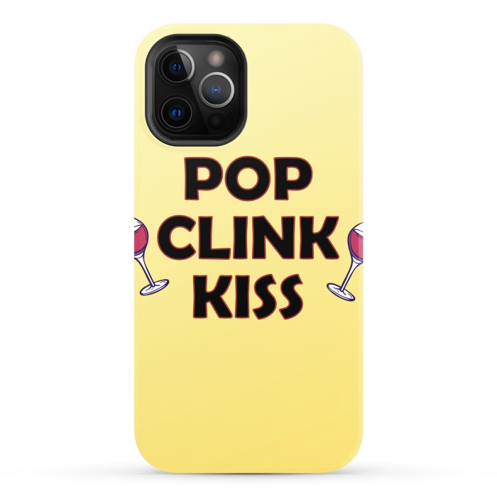 iPhone 12 Pro StrongFit pop clink kiss by MALLIKA