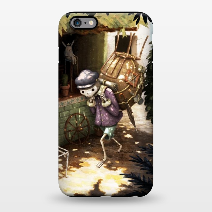 iPhone 6/6s plus StrongFit Wandering skeleton by Laura Nagel