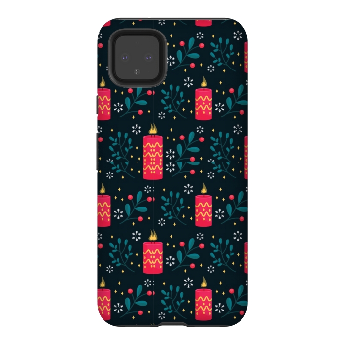 Pixel 4XL StrongFit red candles love by MALLIKA