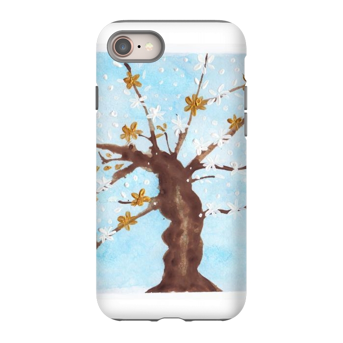 iPhone 8 StrongFit Tree of life painting watercolor by ArtKingdom7