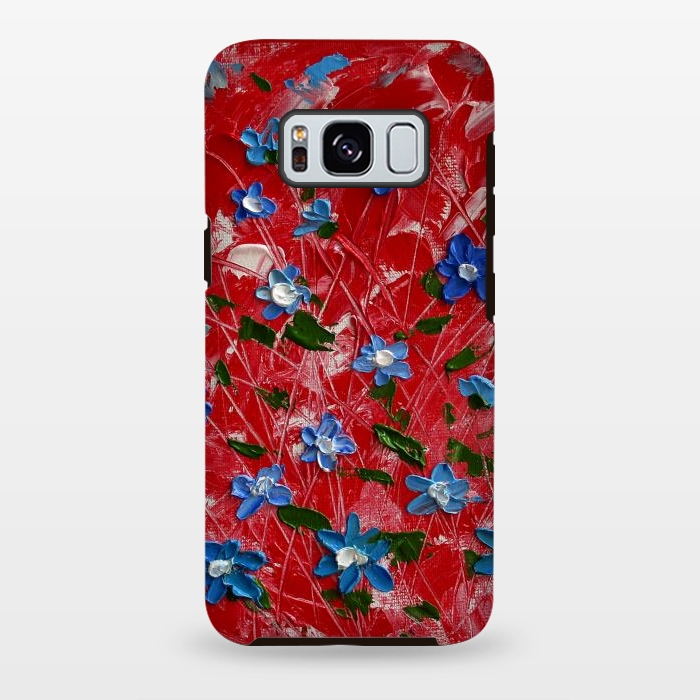 Galaxy S8 plus StrongFit Wildflowers art by ArtKingdom7