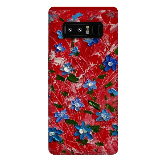 Galaxy Note 8 StrongFit Wildflowers art by ArtKingdom7