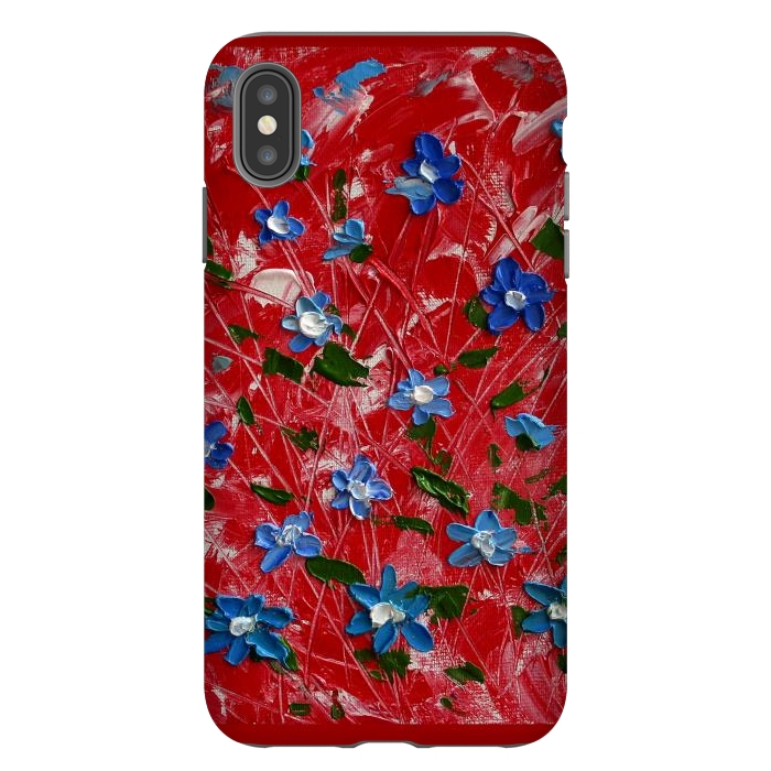 iPhone Xs Max StrongFit Wildflowers art by ArtKingdom7