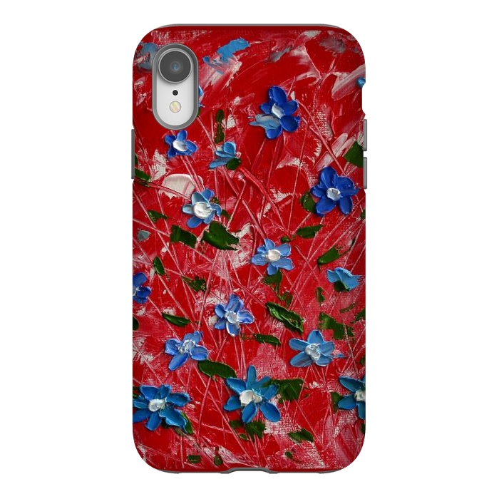 iPhone Xr StrongFit Wildflowers art by ArtKingdom7