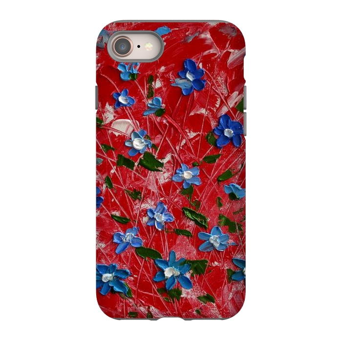 iPhone SE StrongFit Wildflowers art by ArtKingdom7