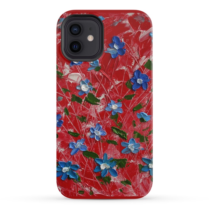 iPhone 12 mini StrongFit Wildflowers art by ArtKingdom7