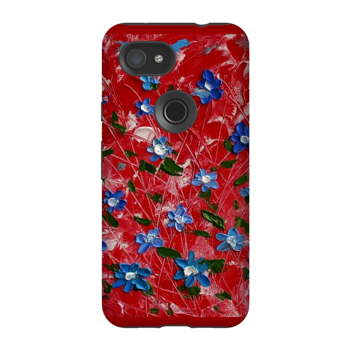 Pixel 3A StrongFit Wildflowers art by ArtKingdom7