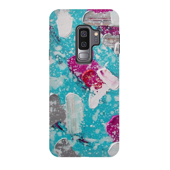 Galaxy S9 plus StrongFit Impasto geometric  by ArtKingdom7