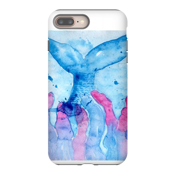 iPhone 7 plus StrongFit Mermaid watercolor by ArtKingdom7