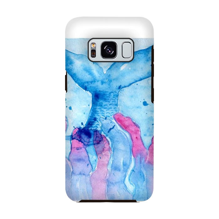 Galaxy S8 StrongFit Mermaid watercolor by ArtKingdom7