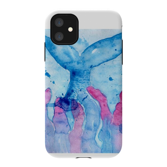 iPhone 11 StrongFit Mermaid watercolor by ArtKingdom7
