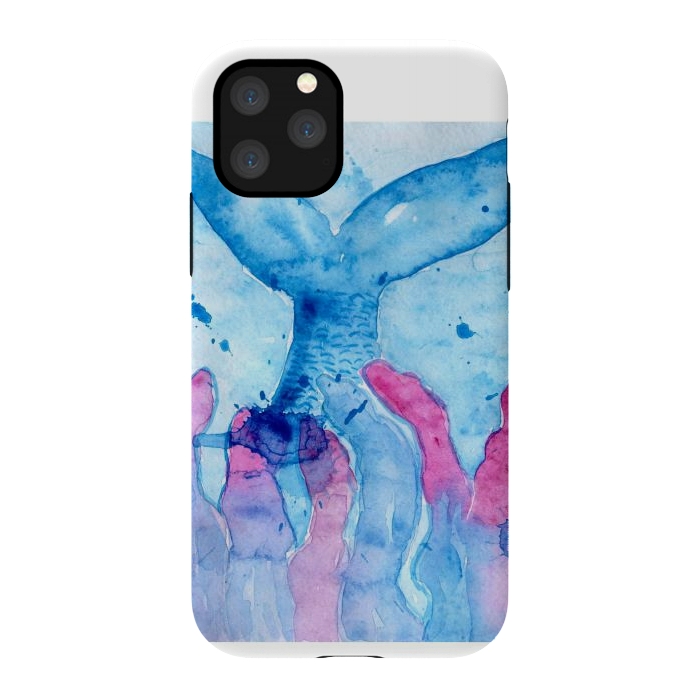 iPhone 11 Pro StrongFit Mermaid watercolor by ArtKingdom7