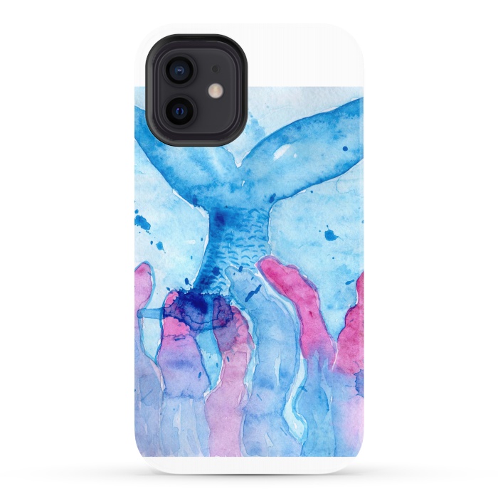 iPhone 12 StrongFit Mermaid watercolor by ArtKingdom7