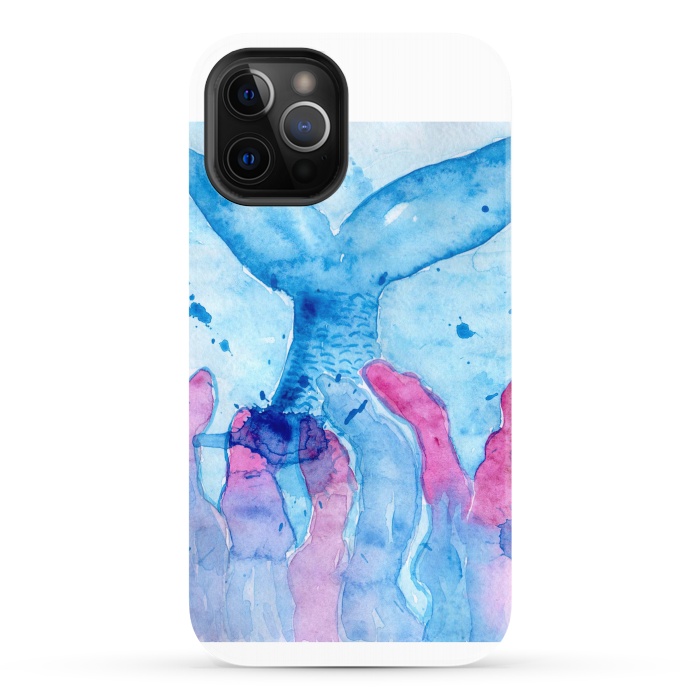 iPhone 12 Pro StrongFit Mermaid watercolor by ArtKingdom7