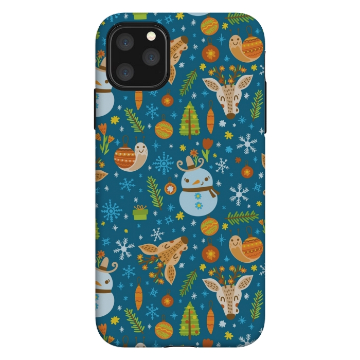 iPhone 11 Pro Max StrongFit snowman is love by MALLIKA