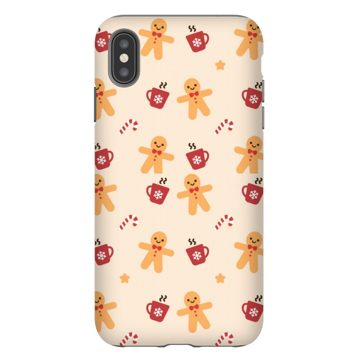 iPhone Xs Max StrongFit ginger bread love 3  by MALLIKA