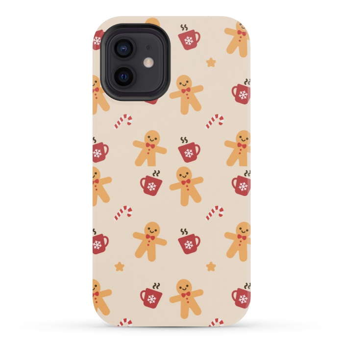 iPhone 12 mini StrongFit ginger bread love 3  by MALLIKA