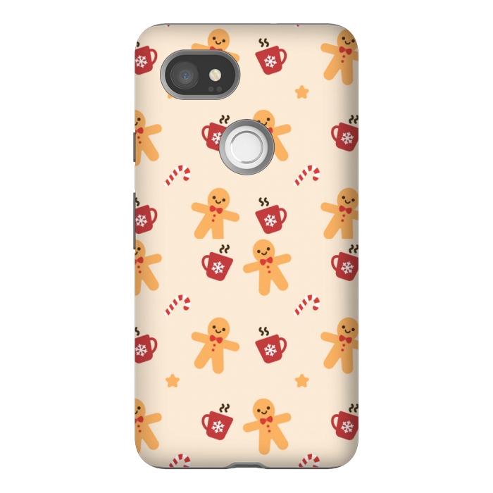 Pixel 2XL StrongFit ginger bread love 3  by MALLIKA