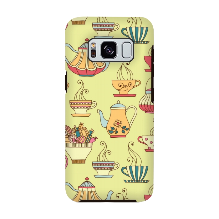 Galaxy S8 StrongFit antique cups love by MALLIKA