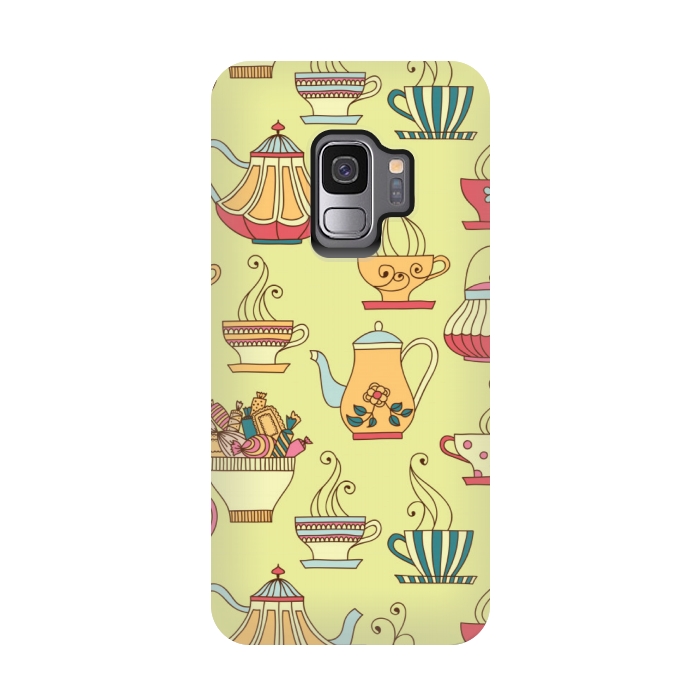 Galaxy S9 StrongFit antique cups love by MALLIKA
