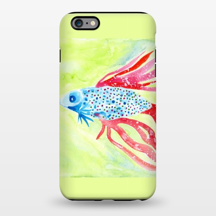 iPhone 6/6s plus StrongFit Betta fish watercolor by ArtKingdom7