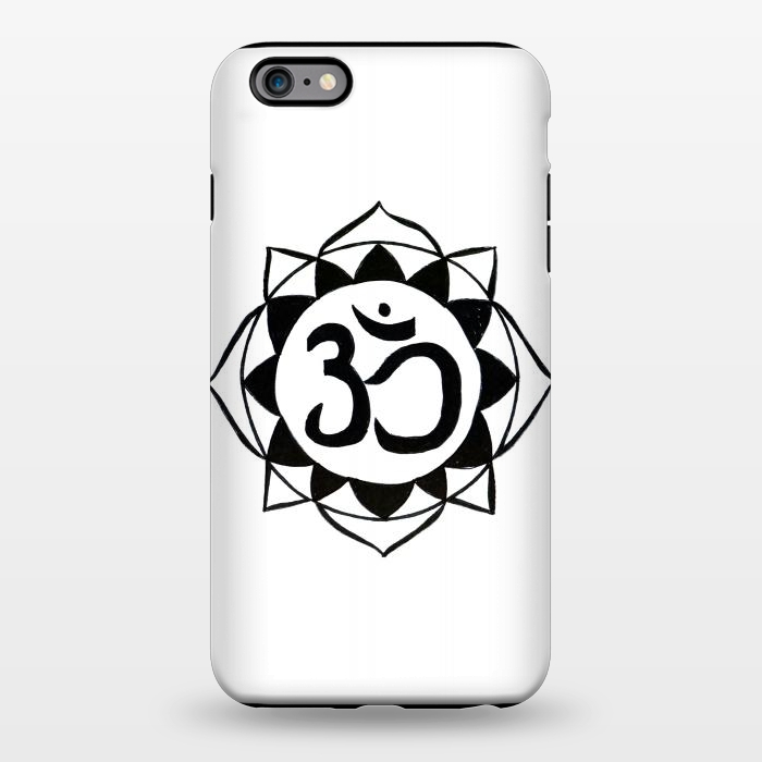 iPhone 6/6s plus StrongFit Om/Aum sign mandala drawing by ArtKingdom7